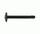 TAEN [CP] Tornillo autotaladrante de cabeza alomada baja y arandela estampada. Zincado negro. Huella PH